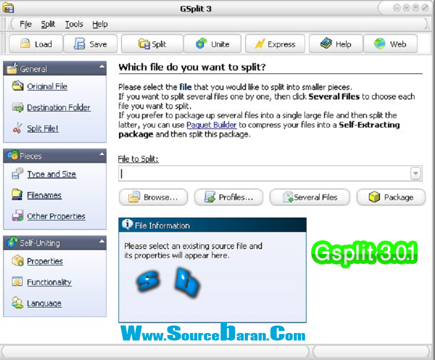نرم افزار Gsplit 3.0.1